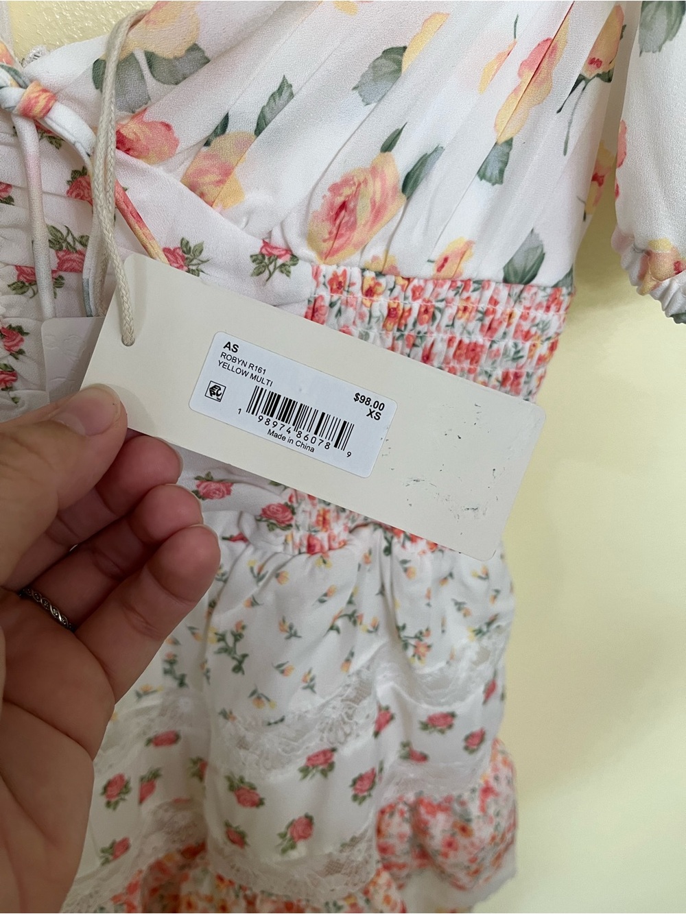 NEW Altar’d State Adley Mixed-Print Mini Dress Size S & M Available NWT - Picture 4 of 16